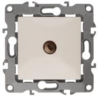 12-3101-02 ЭРА Розетка TV одиночная, IP20, Эра12, слоновая кость (10/100/3200)