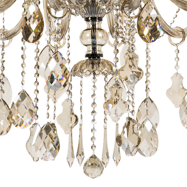 715287 5 КОР!!! Люстра NATIVO 28x40W E14 КОНЬЯК