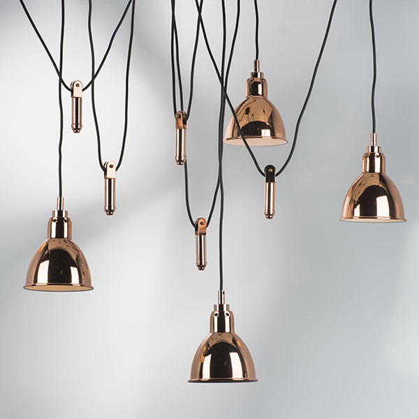 761053 Люстра ACROBATA 5х40W E14 РОЗОВОЕ ЗОЛОТО