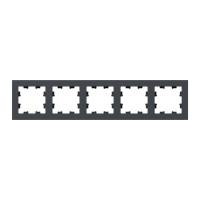 5 - местная рамка, графит, пластик Эпика EKF