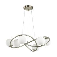 4807/6 MODERN ODL21 435 никель/белый Люстра G9 6*40W SLOTA