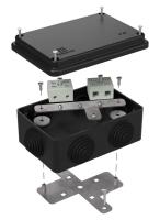 Коробка огнестойкая для о/п 40-0340-FR10.0-4 Е15-Е120 RAL9005 120х80х50 (20 шт/кор) Промрукав