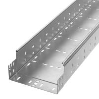 Лоток перфорированный Профи INOX (AISI 304) 200х100x6000 (2,0 мм) (12 м/уп) Промрукав