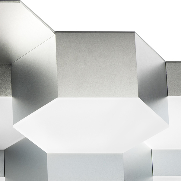 750162 Люстра потол FAVO LED-80W 3840LM Silver 3000K