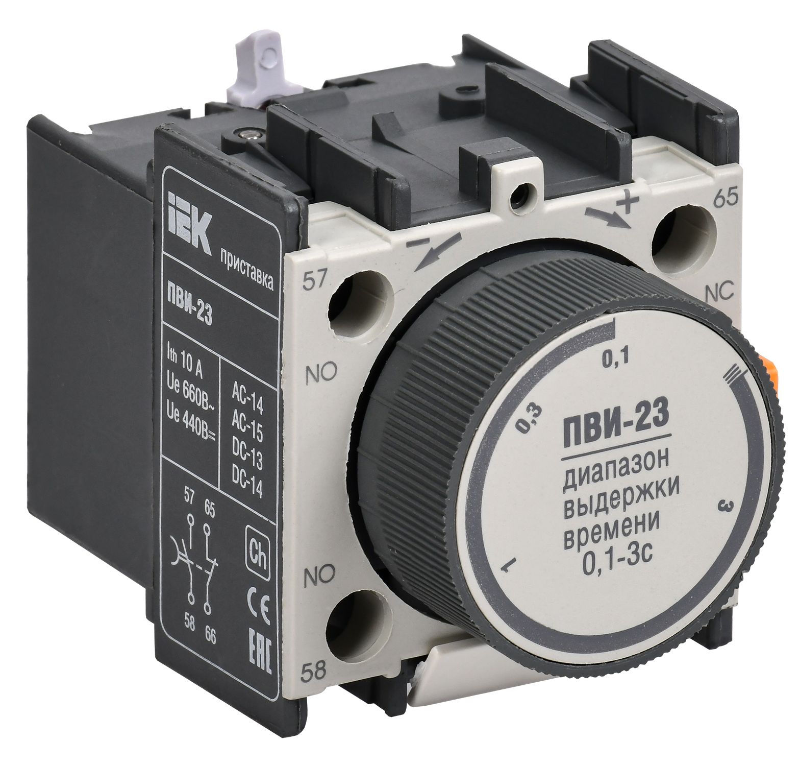 Приставка ПВИ-23 задержка на выключение 0,1-3сек 1з+1р IEK