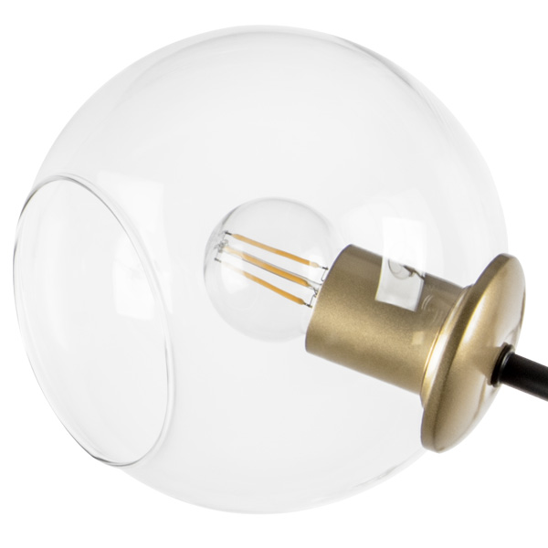 785083 Люстра BETA 8x40W E27 ЗОЛОТО/ЧЕРНЫЙ