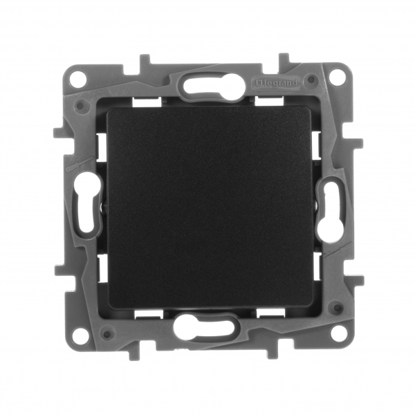 Legrand Etika Антрацит  Переключатель промежуточный 1-клавишный  винт. клеммы  10AX  250 В