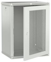 ITK LINEA W Шкаф настенный 15U 600х450мм дверь перфорированная серый 2.0