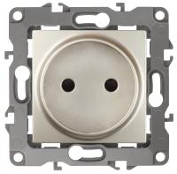 12-2105-04 ЭРА Розетка 2P, 16A-250В, IP20, Эра12, шампань (10/100/2800)