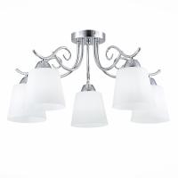 SLE103902-05 Светильник потолочный Хром/Белый E27 5*60W LIADA