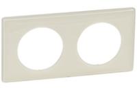 Legrand Celiane2 Слоновая кость глянец Рамка 2-я (2+2 мод)