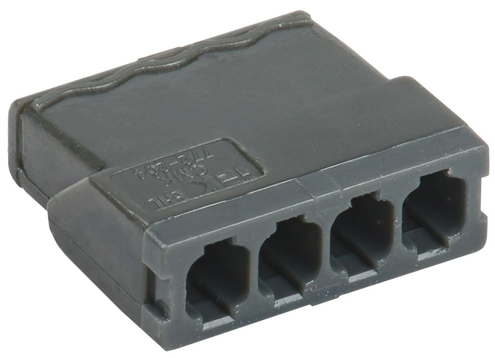 Строительно-монтажная клемма СМК 772-244 компактная с пастой IEK