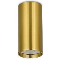 Светильник накладной, GU10, D55xH80мм, IP20, латунь, без лампы