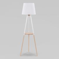 Напольный светильник с тканевым абажуром 698 Vaio White