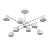 8241/8C COMFI LN25 202 белый/хром, металл Люстра потолочная LED GX53 8*7W 220V KARINA