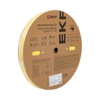 Термоусадочная трубка ТУТ 20/10 желтая EKF