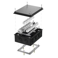Коробка огнестойкая для о/п 40-0320-FR6.0-40 Е15-Е120 RAL9005 200х150х75 (5 шт/кор) Промрукав