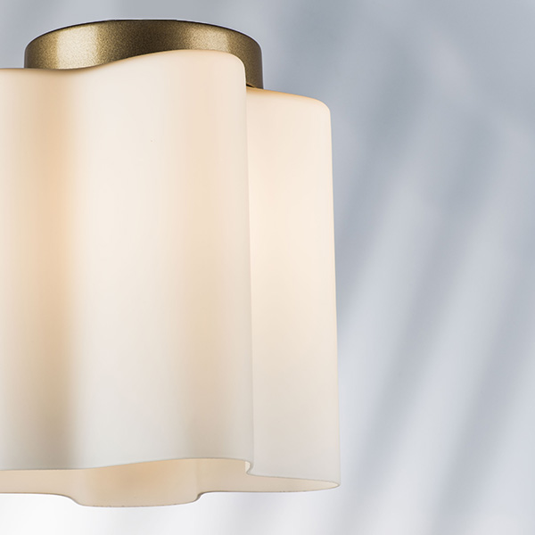 802013 Светильник NUBI 1х40W E27 ШАМПАНЬ/БЕЛЫЙ