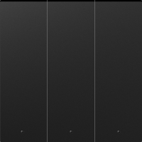 Клавиша 3-я с подсветкой, матовый карбон, серия A07