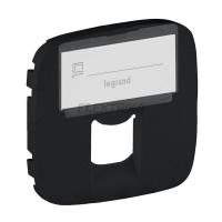 Legrand Valena ALLURE Антрацит Накладка розетки комп 1-ой