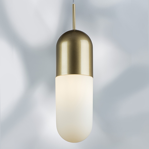 690113 Люстра RAMO 1х40W E27 ШАМПАНЬ/БЕЛЫЙ