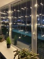 ENOB-2B ЭРА Гирлянда LED Бахрома 2м*1м теплый свет, 24V,  IP44 (80/960)