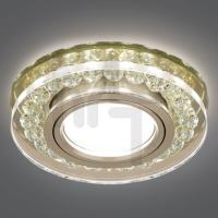 BL048 Светильник Gauss Backlight Кругл. Шампань/Кристалл/Хром  Gu5.3  LED 2700K 1/40
