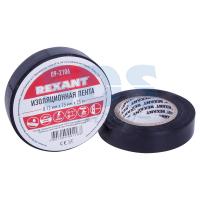 Изолента 15мм х 25м черная REXANT (5шт/уп)