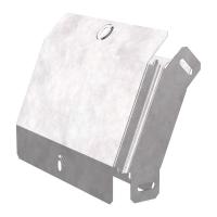 Угол вертикальный внешний 45 градусов с крышкой Стандарт 200х50 Промрукав