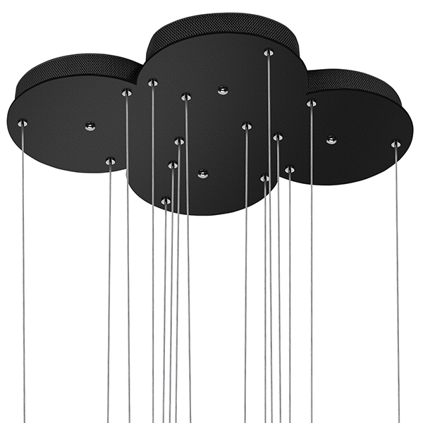 763437 Подвес UNITARIO 46W LED 5060LM ЧЕРНЫЙ МАТОВЫЙ 3000K