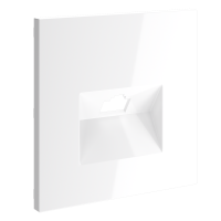 Накладка для розетки компьютерной RJ45 кат.6, S70 (белый глянцевый)