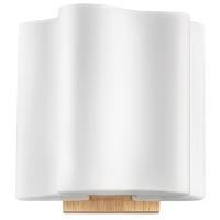 802615 Бра NUBI LEGNO 1х40W E14 СВЕТЛОЕ ДЕРЕВО/БЕЛЫЙ