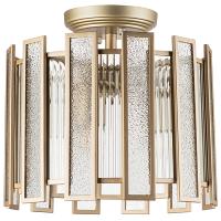 712042 Люстра AGAVE 3х40W E27 ШАМПАНЬ/ПРОЗРАЧНЫЙ