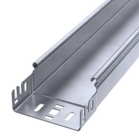 Лоток неперфорированный Профи INOX (AISI 316) 100х50x3000 (1,0 мм) (6 м/уп) Промрукав