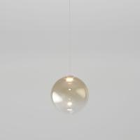 Подвесной светодиодный светильник со стеклянным плафоном 50232/1 LED янтарный