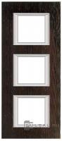 BT Axolute Венге Рамка 2+2+2 мод прямоугольная (надпись вертикально)