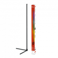 Светильник напольный сд ТСО 01Ч 12Вт RGB, с пультом ДУ, с адаптером ЧЕРНЫЙ IN HOME