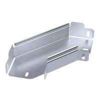 Угол горизонтальный 90 градусов Стандарт INOX (AISI 316) 100х50 Промрукав