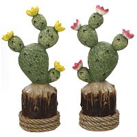 726043 Фигурка декоративная Кактус  L13 W8 H25 см  2в.