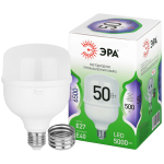 Лампа светодиодная ЭРА GREEN LINE LED POWER T100-50W-865-E27/E40 GL Е27/Е40 50 Вт колокол холодный свет