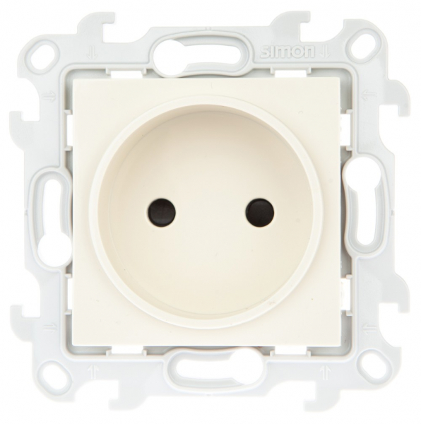 Розетка 2К с защ штор  сл кость