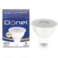 Светодиодная лампа 7Вт, MR16, 220В, GU5,3, 4000K, 525Лм, Ra>80, 60°, D50хH50мм