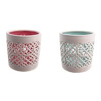 253775 Подсвечник Стаканчик  L7 W7 H7 см  2в.