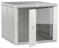 ITK LINEA W Шкаф настенный 9U 600х600мм дверь стекло серый 2.0