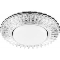 CD4025 20LED*2835 SMD 4000K  15W GX53  без лампы  прозрачный  хром с драйвером в комплекте