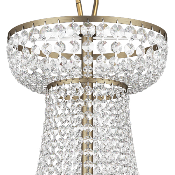 700511 3 КОР!!! Люстра подвесная CLASSIC 51х60W E14 БРОНЗА