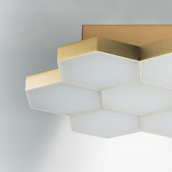 750071 Люстра потол FAVO LED-35W 1680LM Satin Gold 3000K