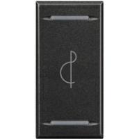 BT Axolute Антрацит Клавиша с символами для системы автоматизации для 1 функции - 1м  скрипичный клю
