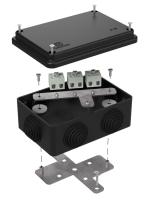 Коробка огнестойкая для о/п 40-0340-FR2.5-6 Е15-Е120 RAL9005 120х80х50 (20 шт/кор) Промрукав