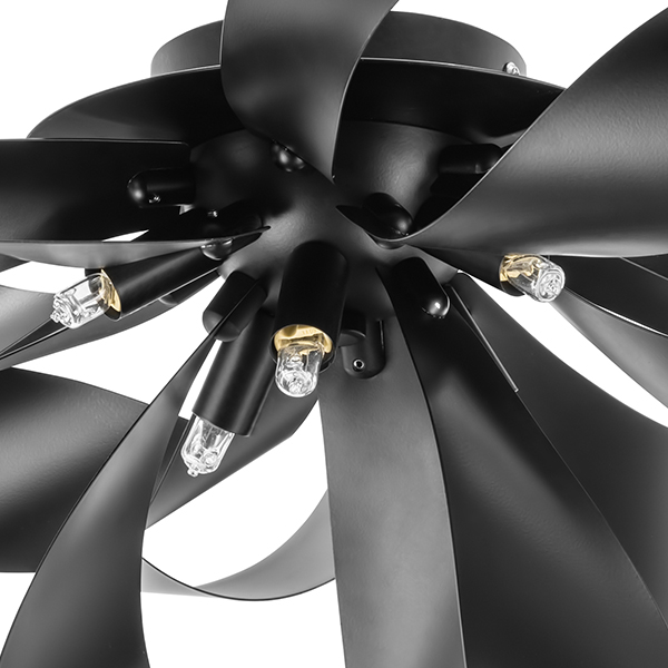 754167 Люстра TURBIO 6х6W (led) G9 MATT BLACK